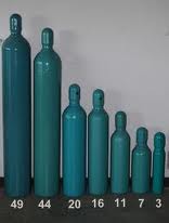 Khí Argon chai loại nhỏ 10 lít, 14 lít